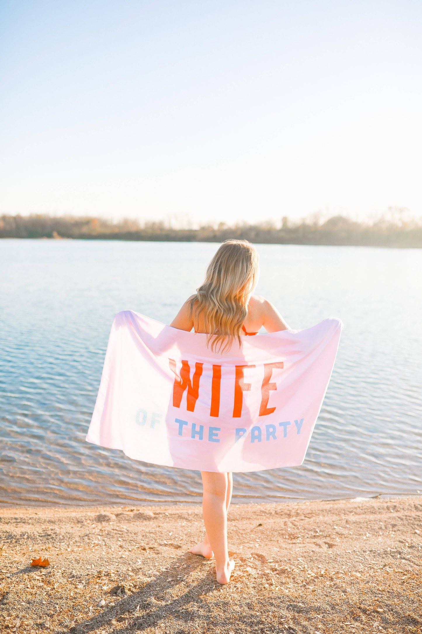 “Wife of the Party” Bachelorette Beach Towel