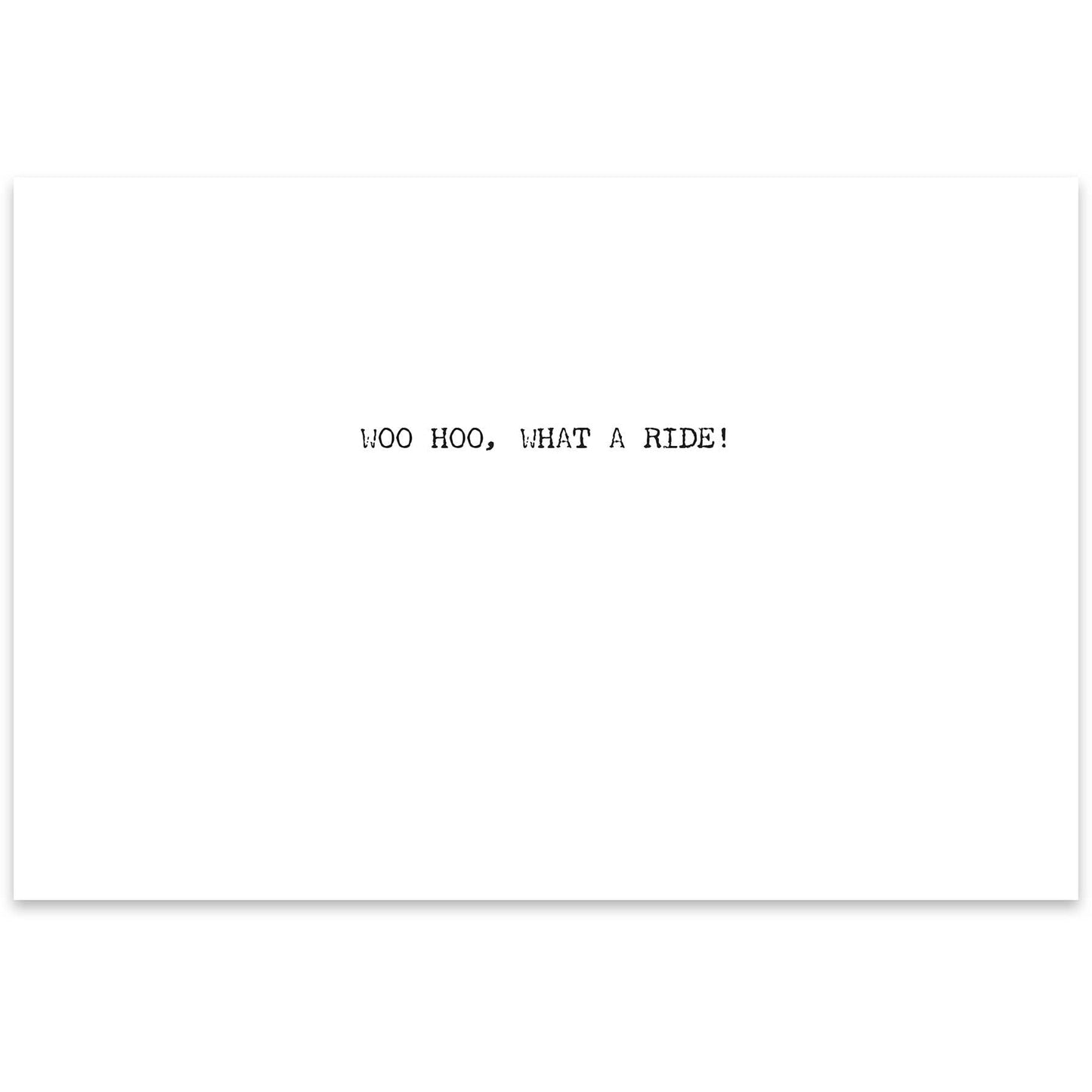 Woo Hoo Greeting Card