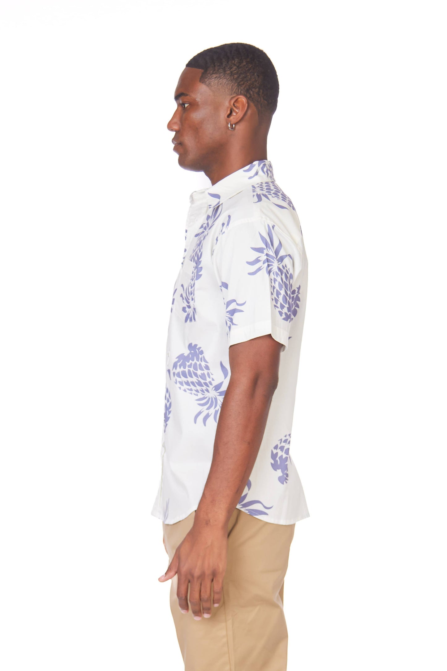 Men's Woven Printed Short Sleeve Shirt