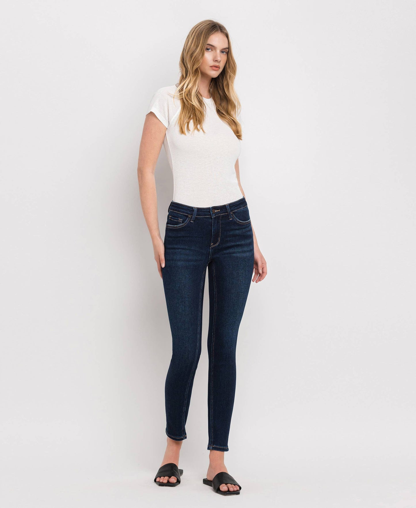 MID RISE ANKLE SKINNY JEANS LV1014