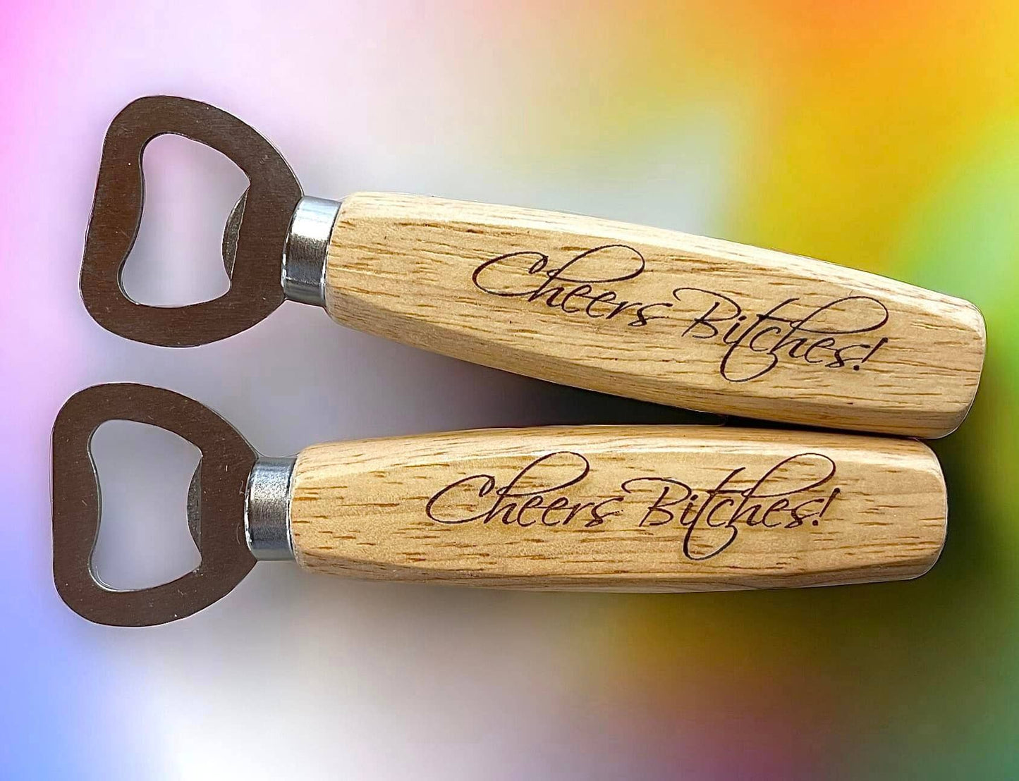 Wholesale Bottle Openers Engraved Wood For Dad Father's bar
