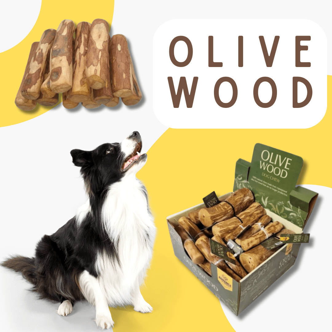 Olive Wood chews! 100% natural chews from repurposed oli