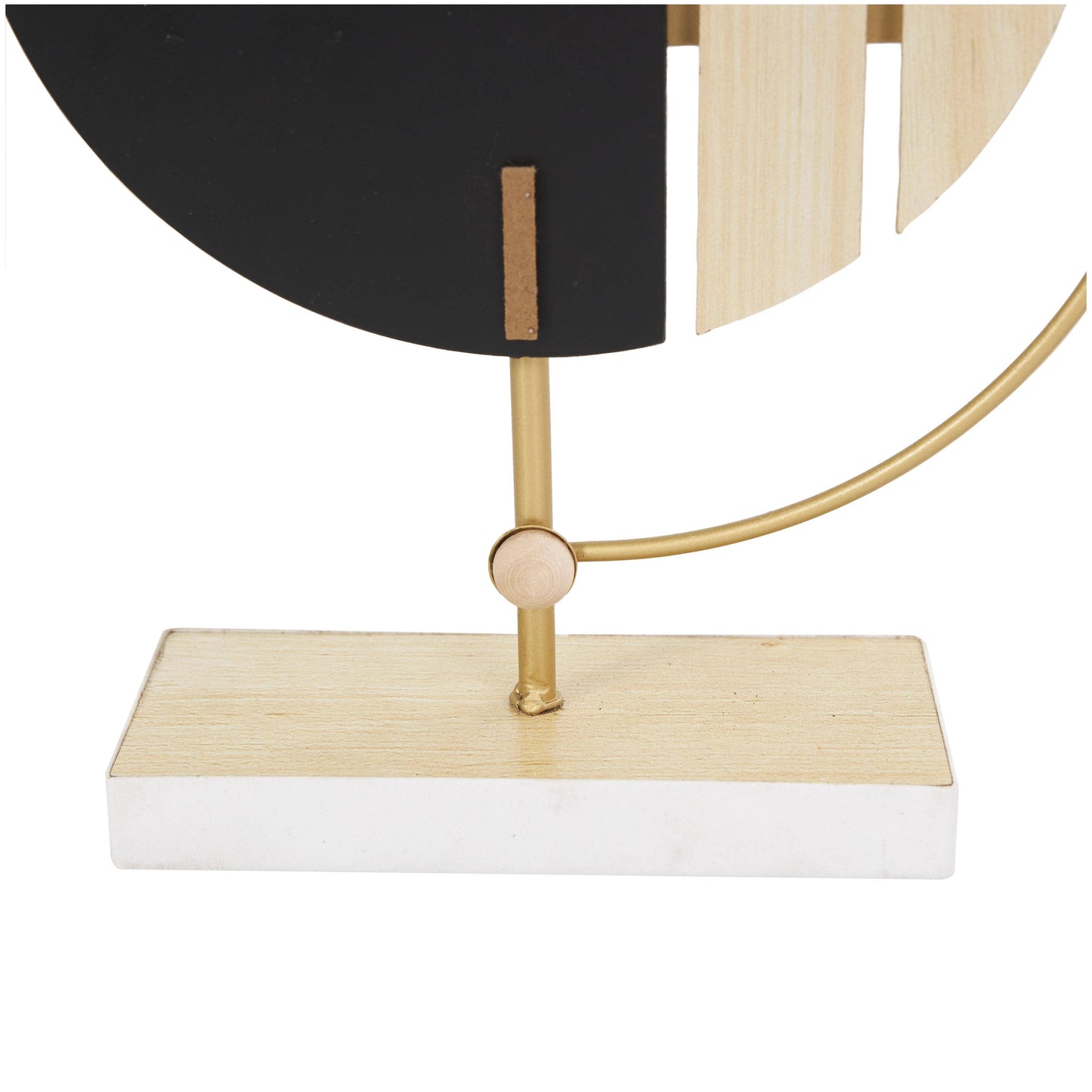 Modern Black Wooden Clock