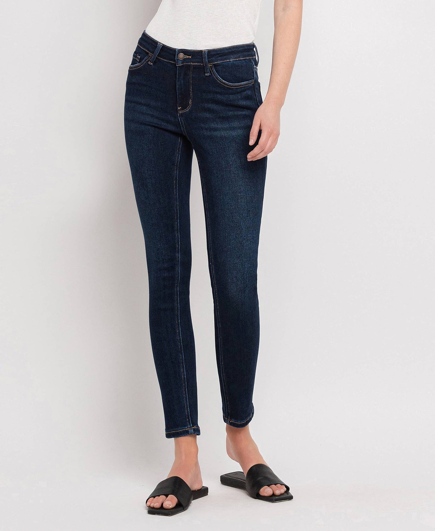MID RISE ANKLE SKINNY JEANS LV1014
