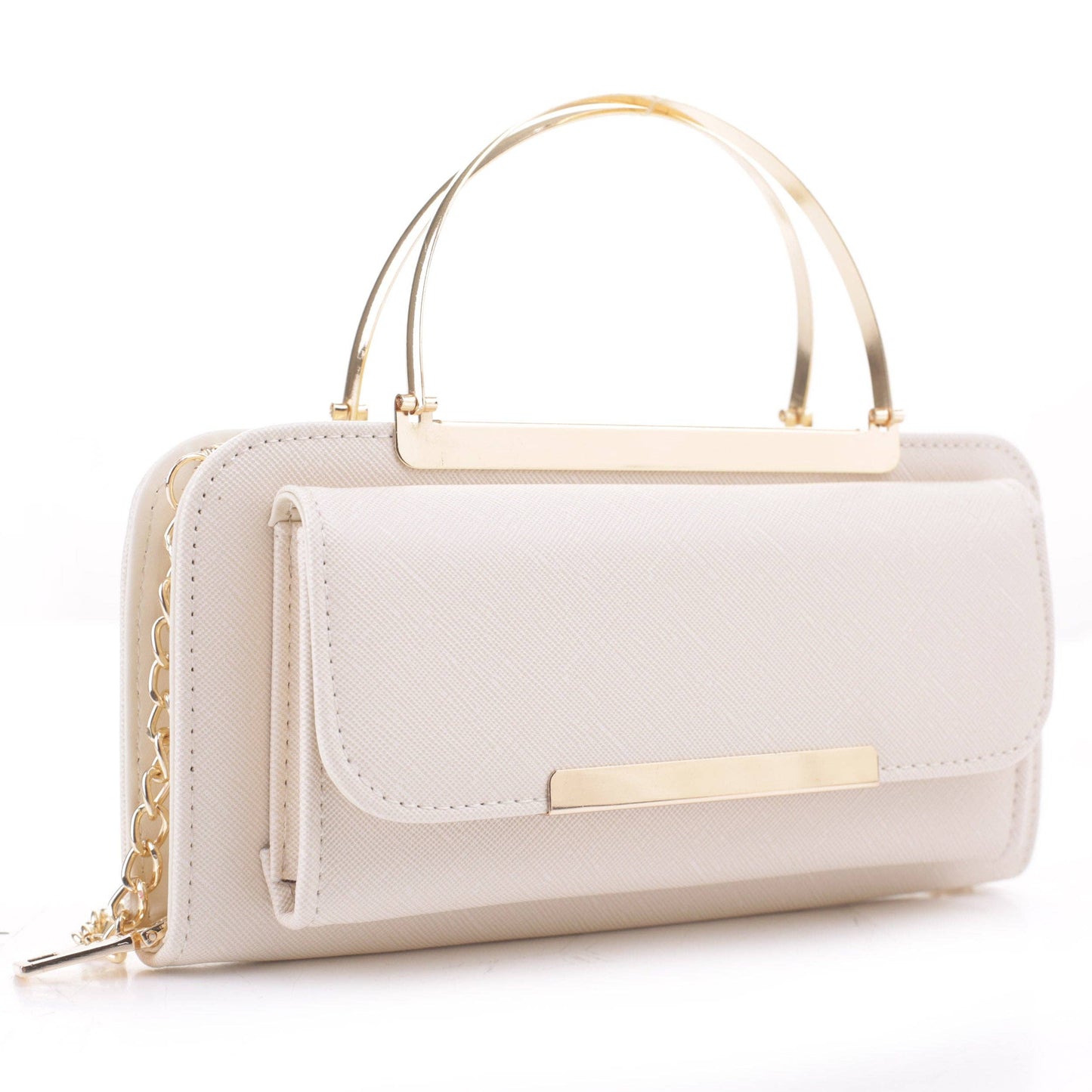 WA1230 Zip Around Wallet with Metal Handle