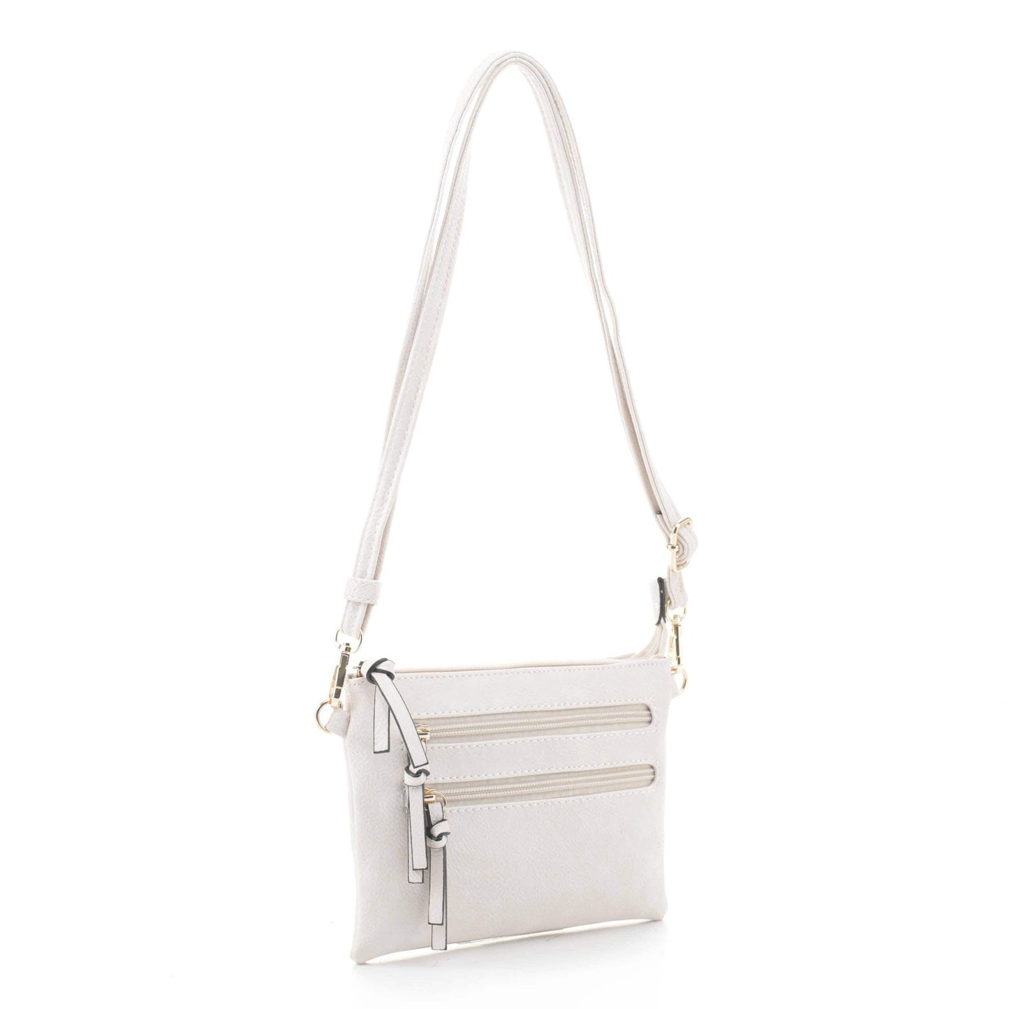 FC20136 Multi-zipper Crossbody Bag