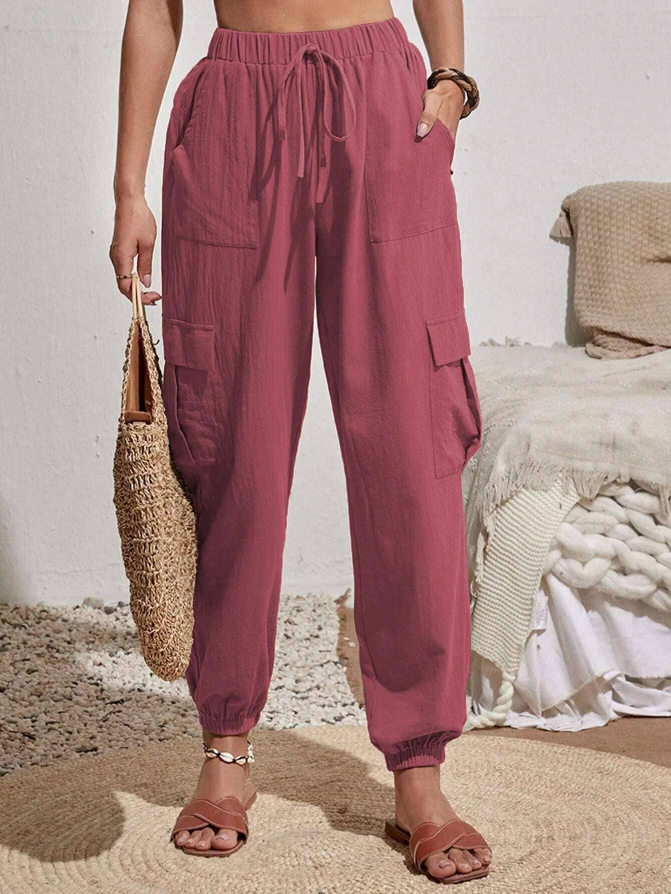 Casual trousers pocket cargo pants