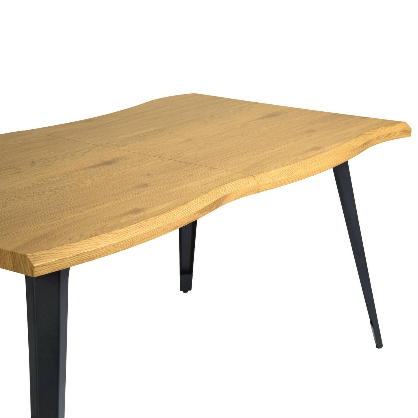 5-Piece Dining Set-63" Wave-Edge Table and Chair Options