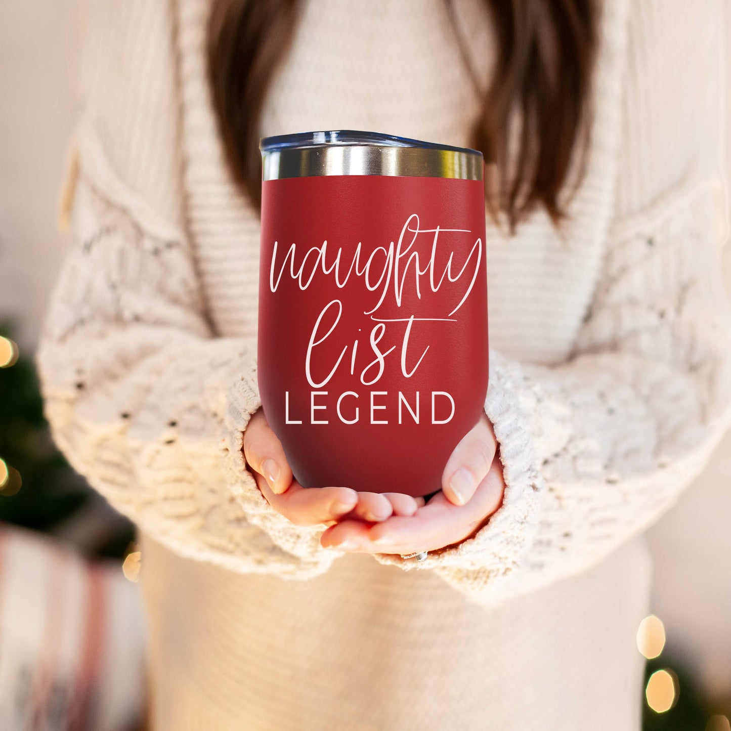 Jingle Juice Red Holiday Tumblers w Lid