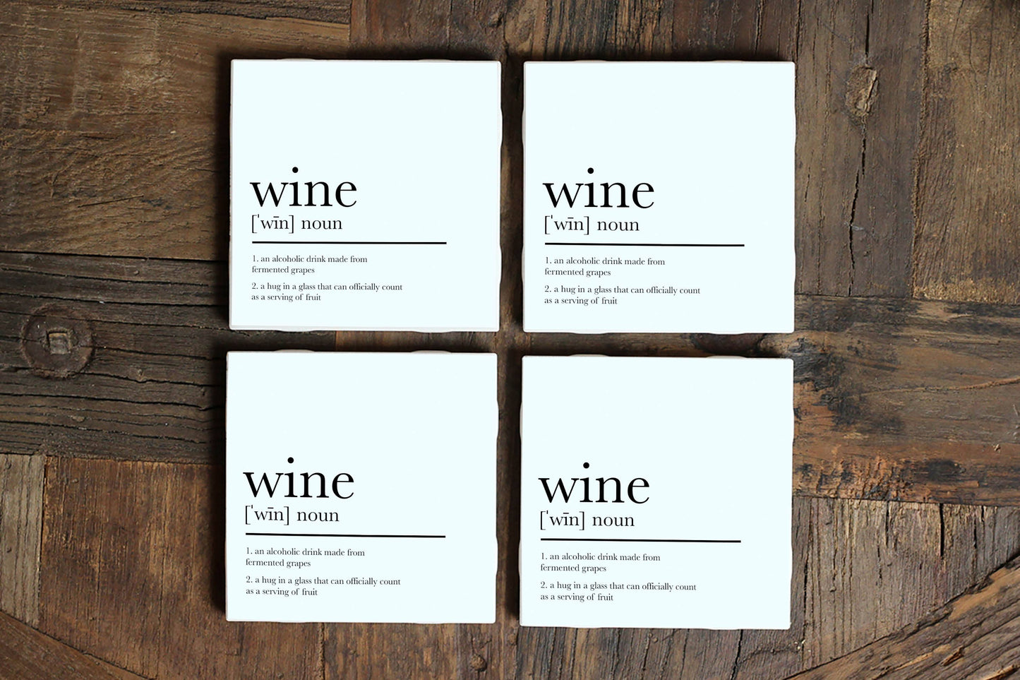 Wine Definition Coaster
