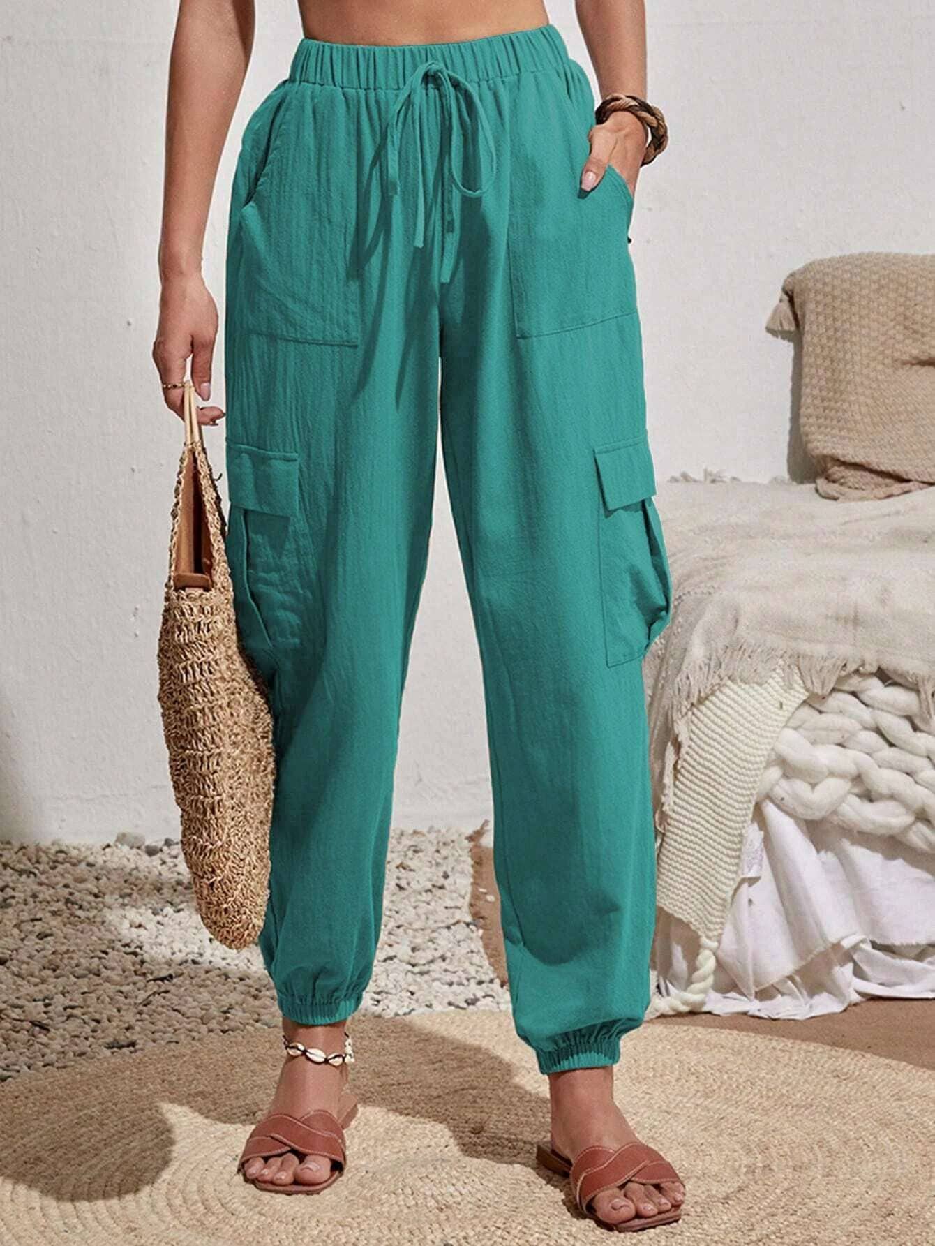 Casual trousers pocket cargo pants