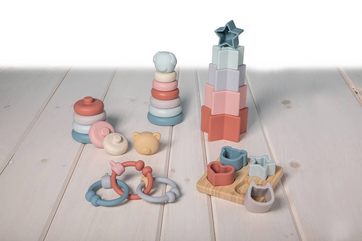Simply Silicone Stacking Rings - Puppy