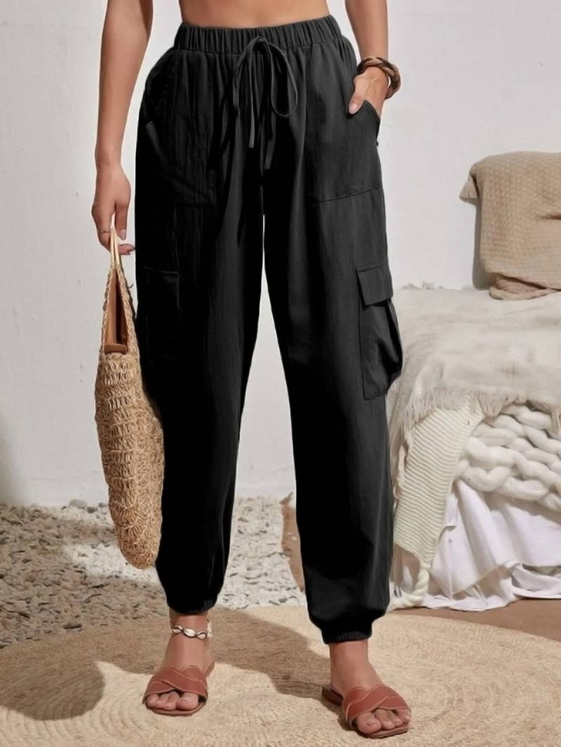 Casual trousers pocket cargo pants