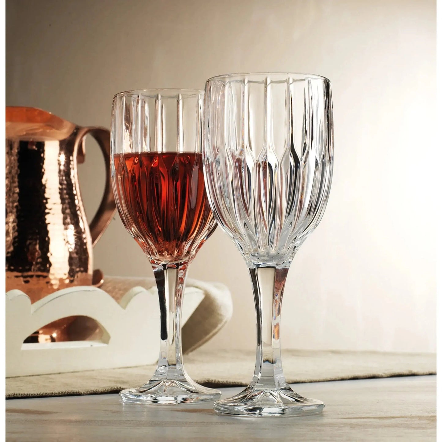 Set of Four Pleat Goblets