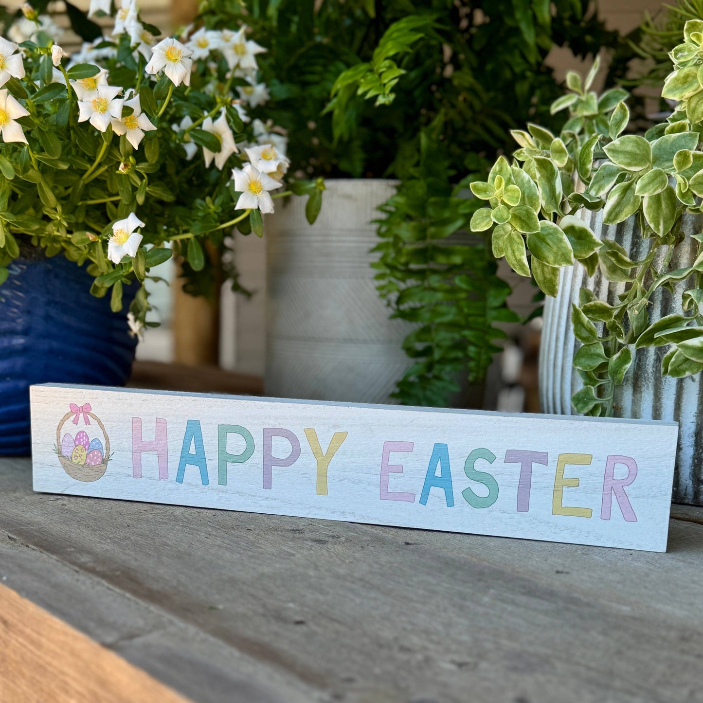 Happy Easter Basket Sitter