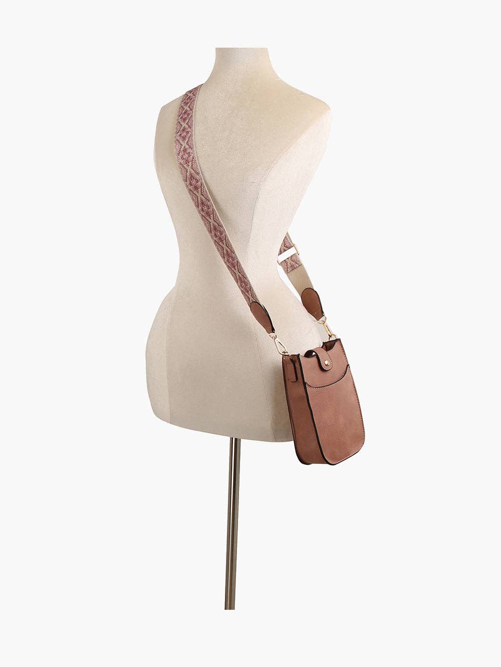 Small Shoulder Bag with Guitar Strap