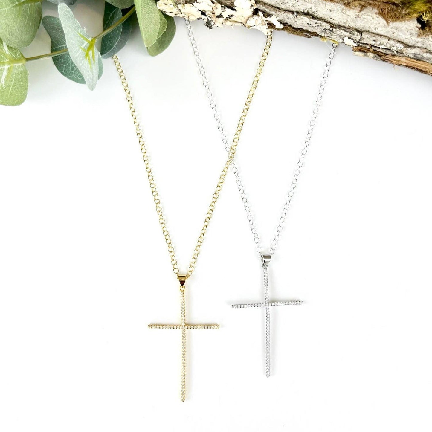 Radiance Cross Necklace