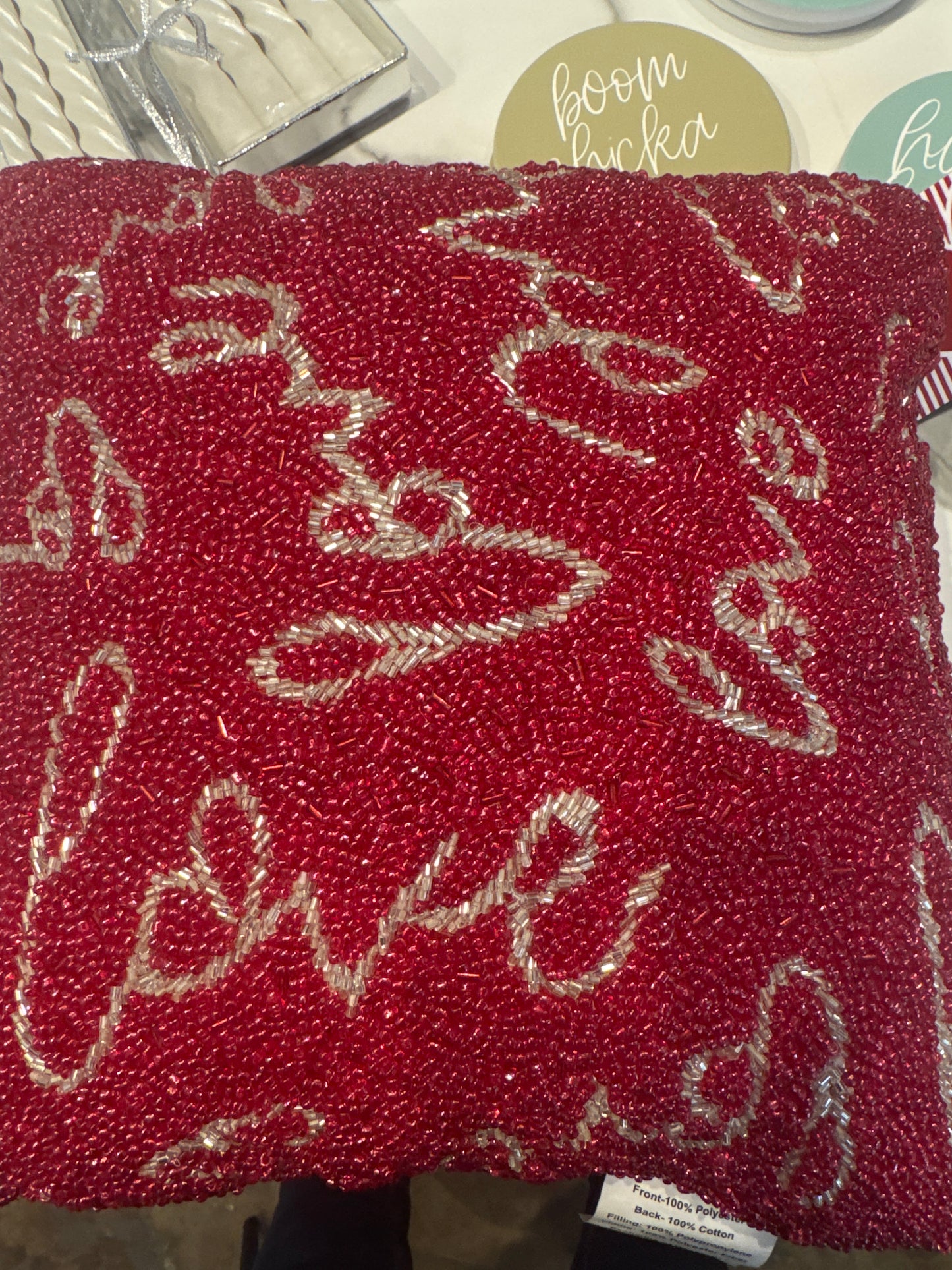 Beaded Val Pillow