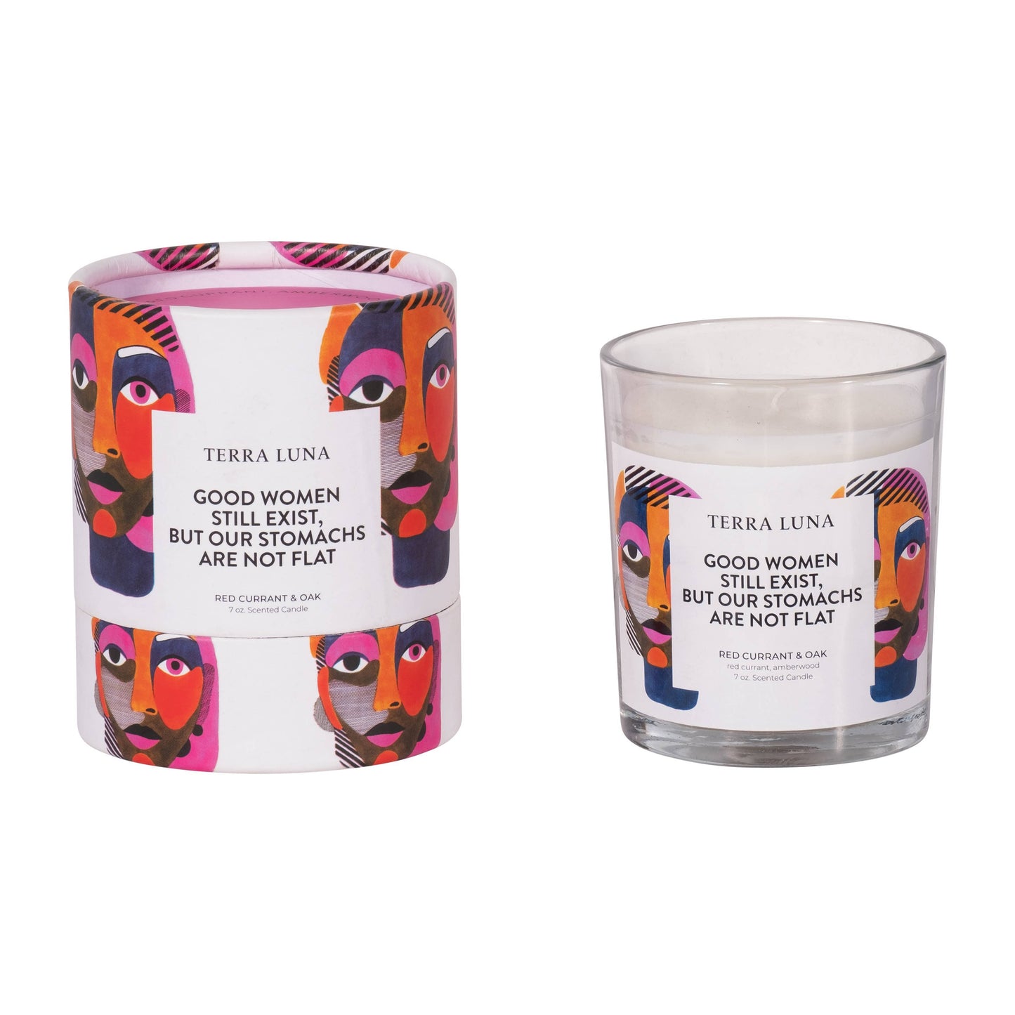 Glass Good Women Still Exist Boxed Candle - White, 7 Oz