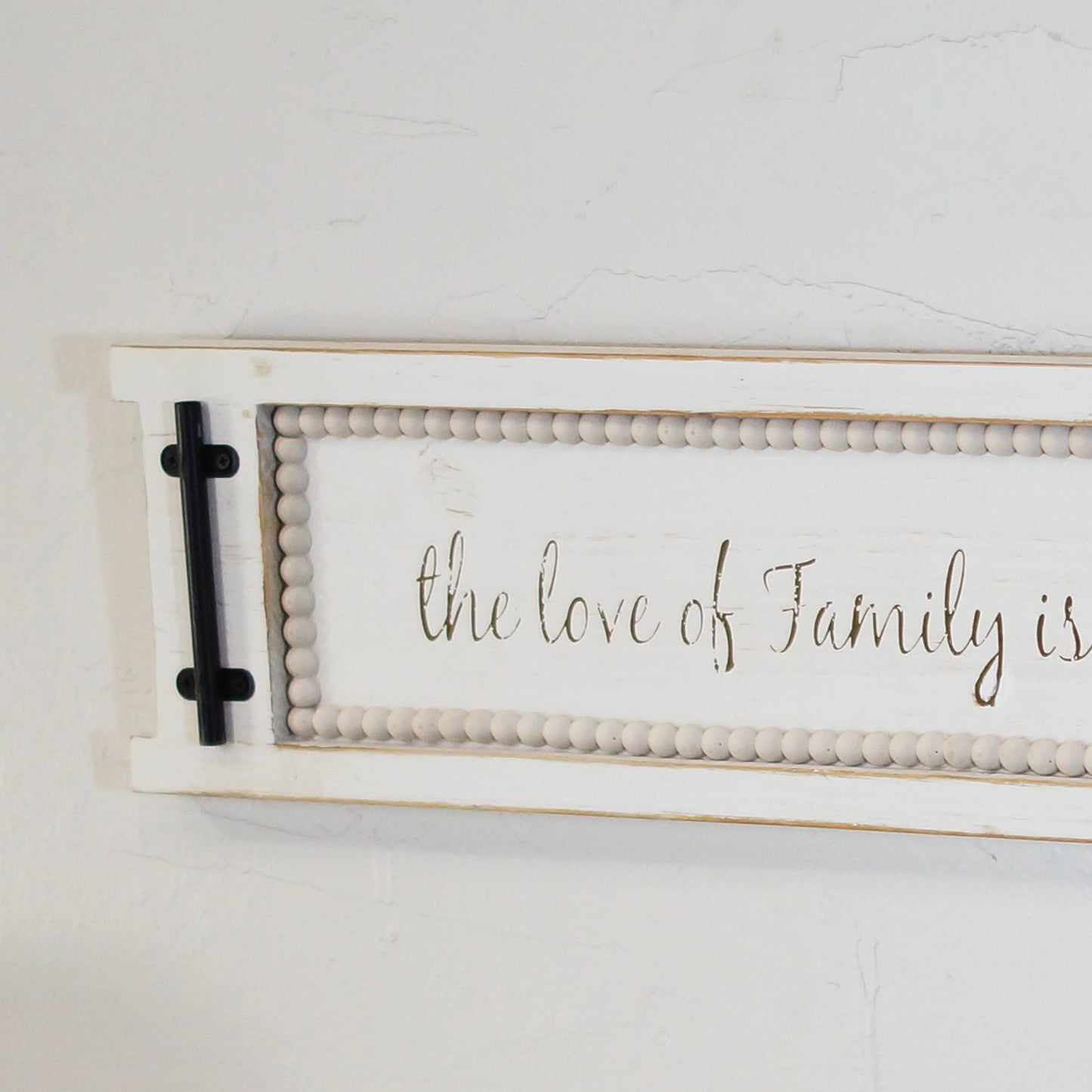 Wood 28 in. Family Love Sign
