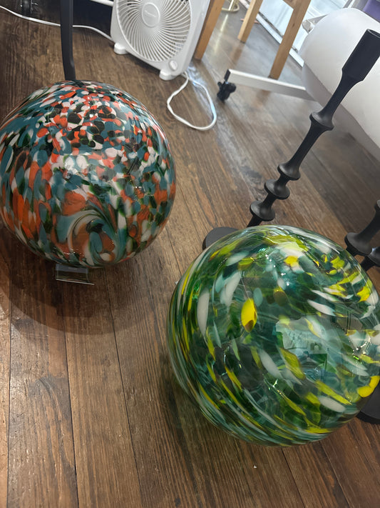 Blown Glass Lawn Ornament