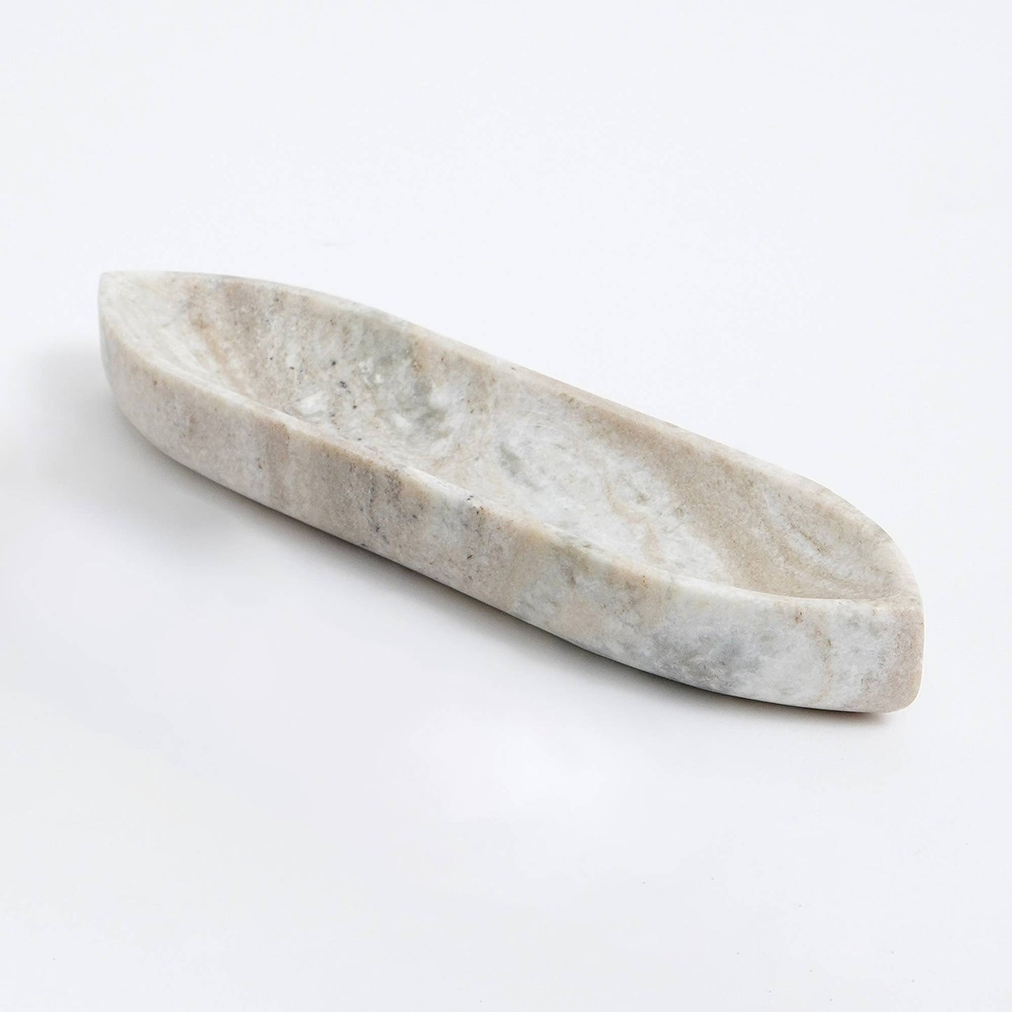 Realism Sleek Small Marble Tray - 10x2.5x1.5 Inches