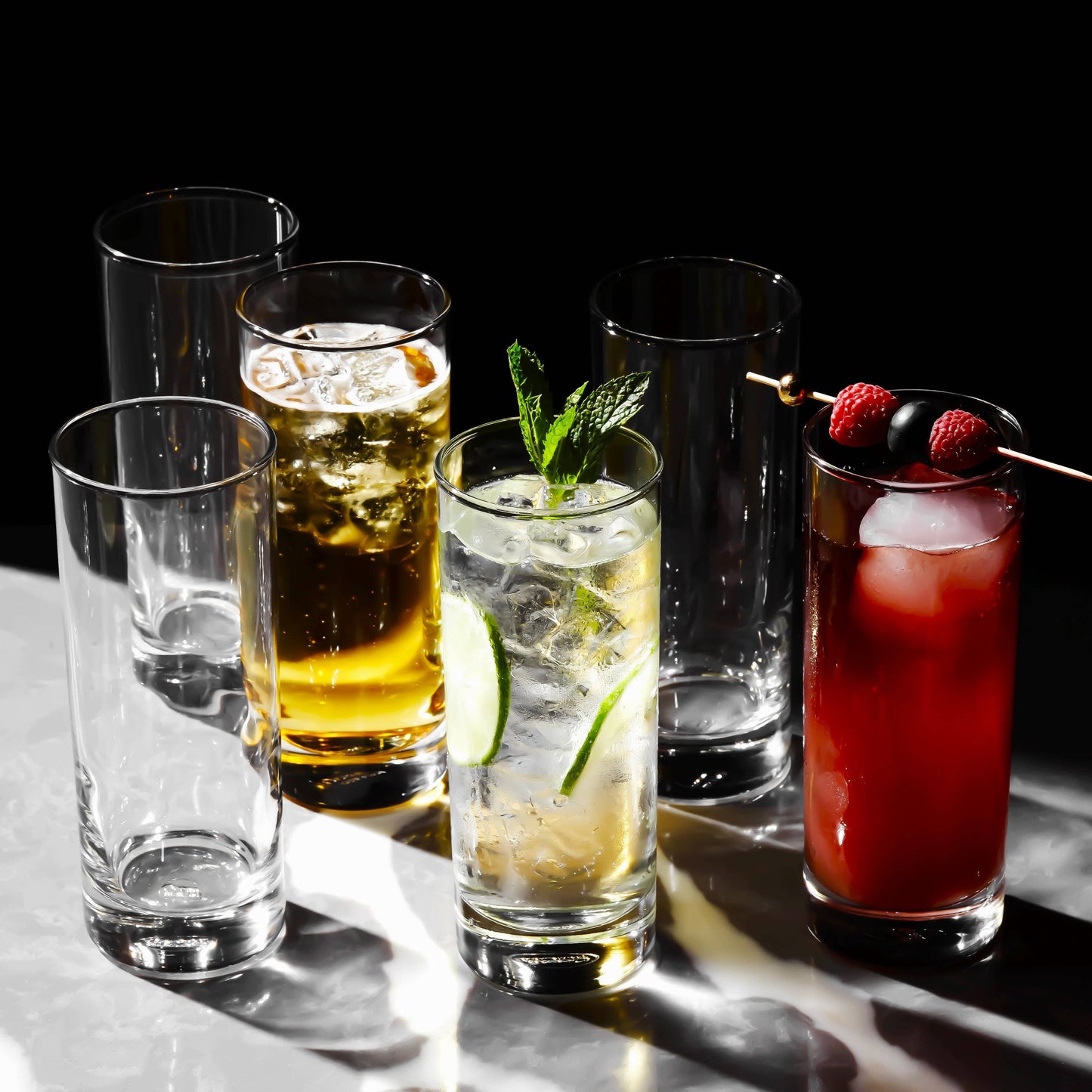 Highball Glasses Heavy Base Tom Collins Glasses 12oz (1pc)