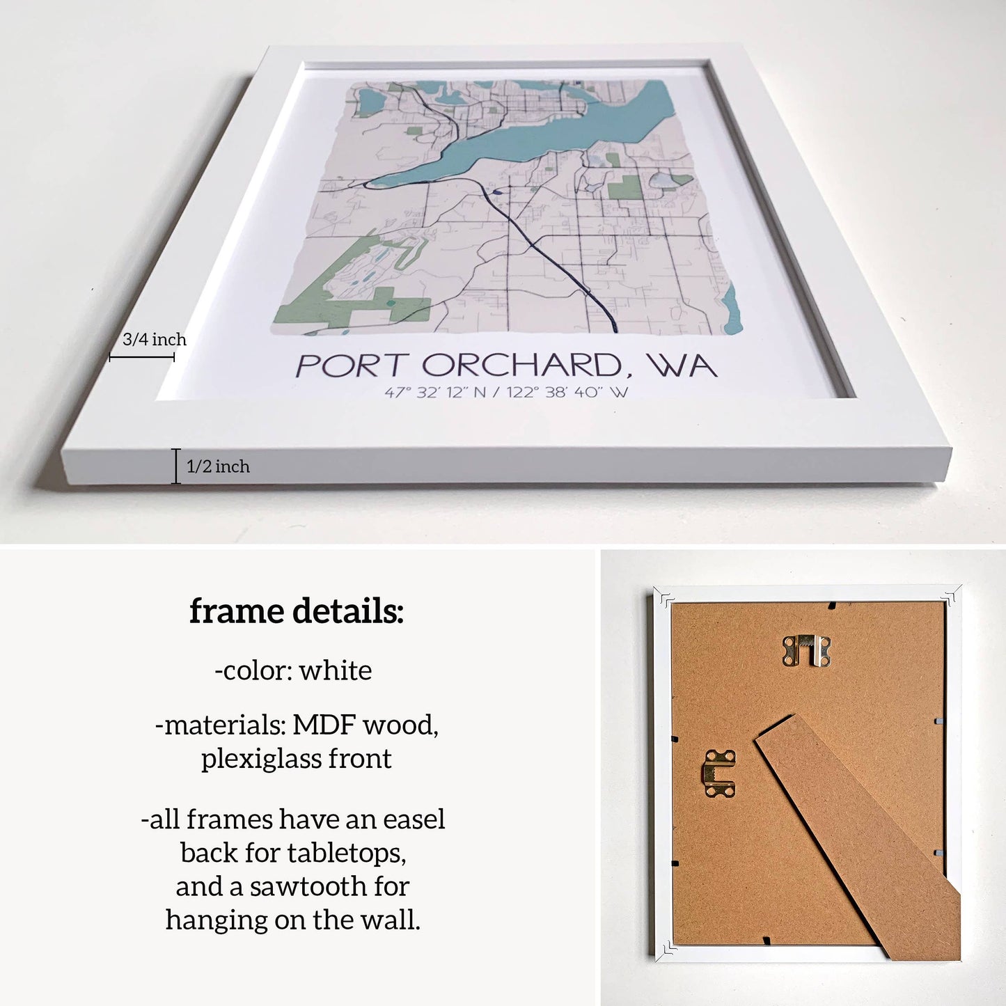 Wendell City Map Print -