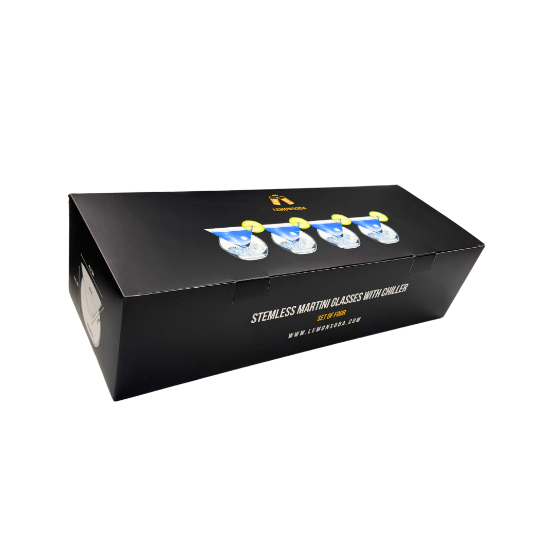 Stemless Martini Glass w/ Chiller 7oz (1pc)