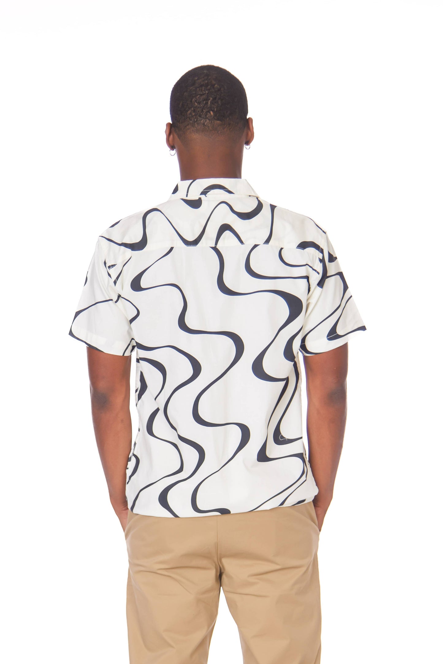 Men's Woven Printed Short Sleeve Shirt
