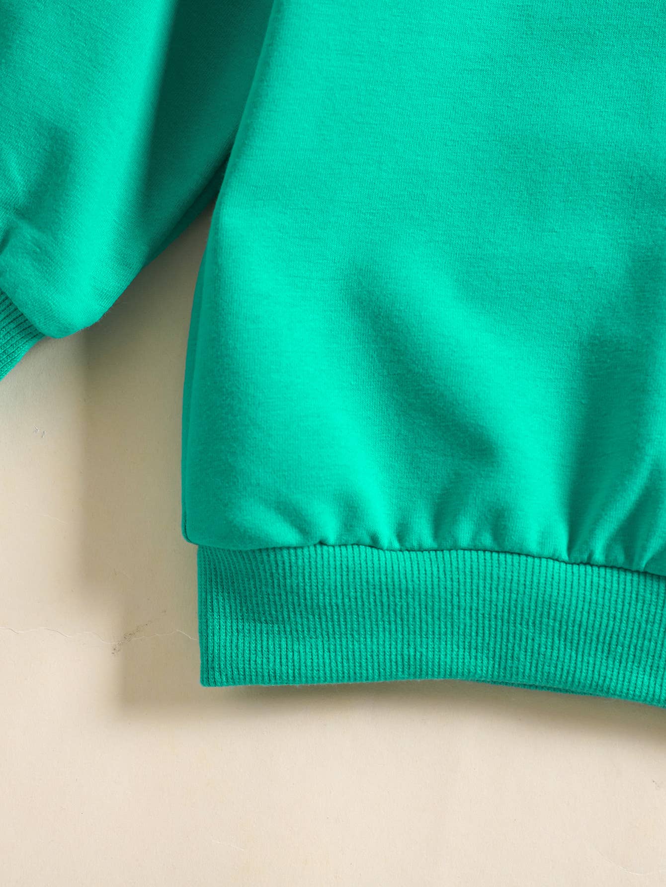 Santa Embroidered Red Polo Sweatshirt (Non PatPat)