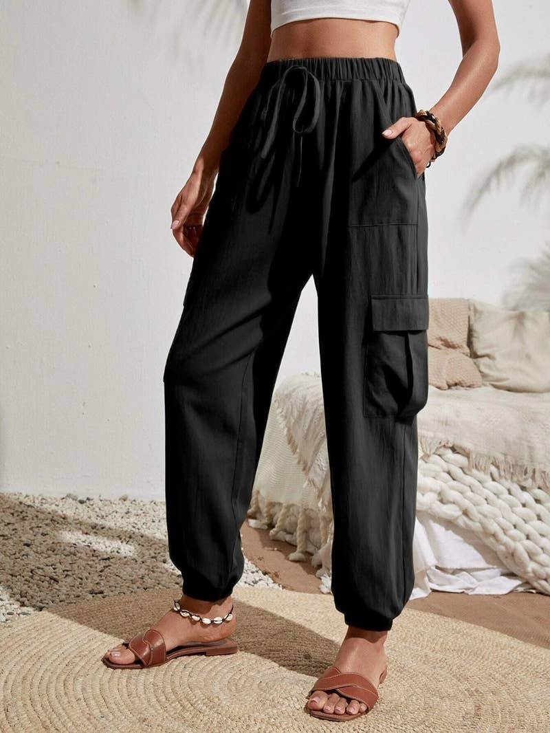 Casual trousers pocket cargo pants