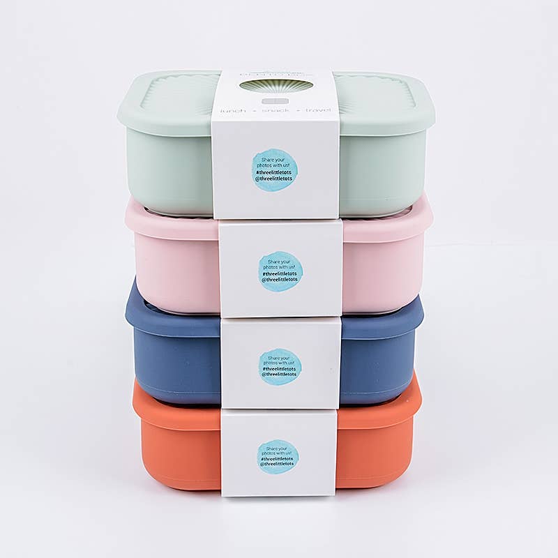 Honeydew Green Silicone Bento Lunch & Snack Box