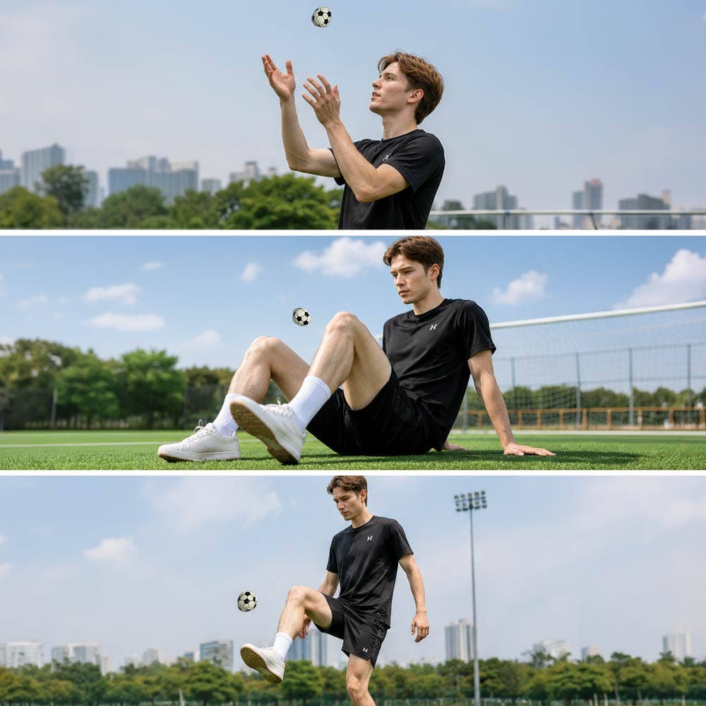 12PCS - Soccer Hacky Sack Toy Balls
