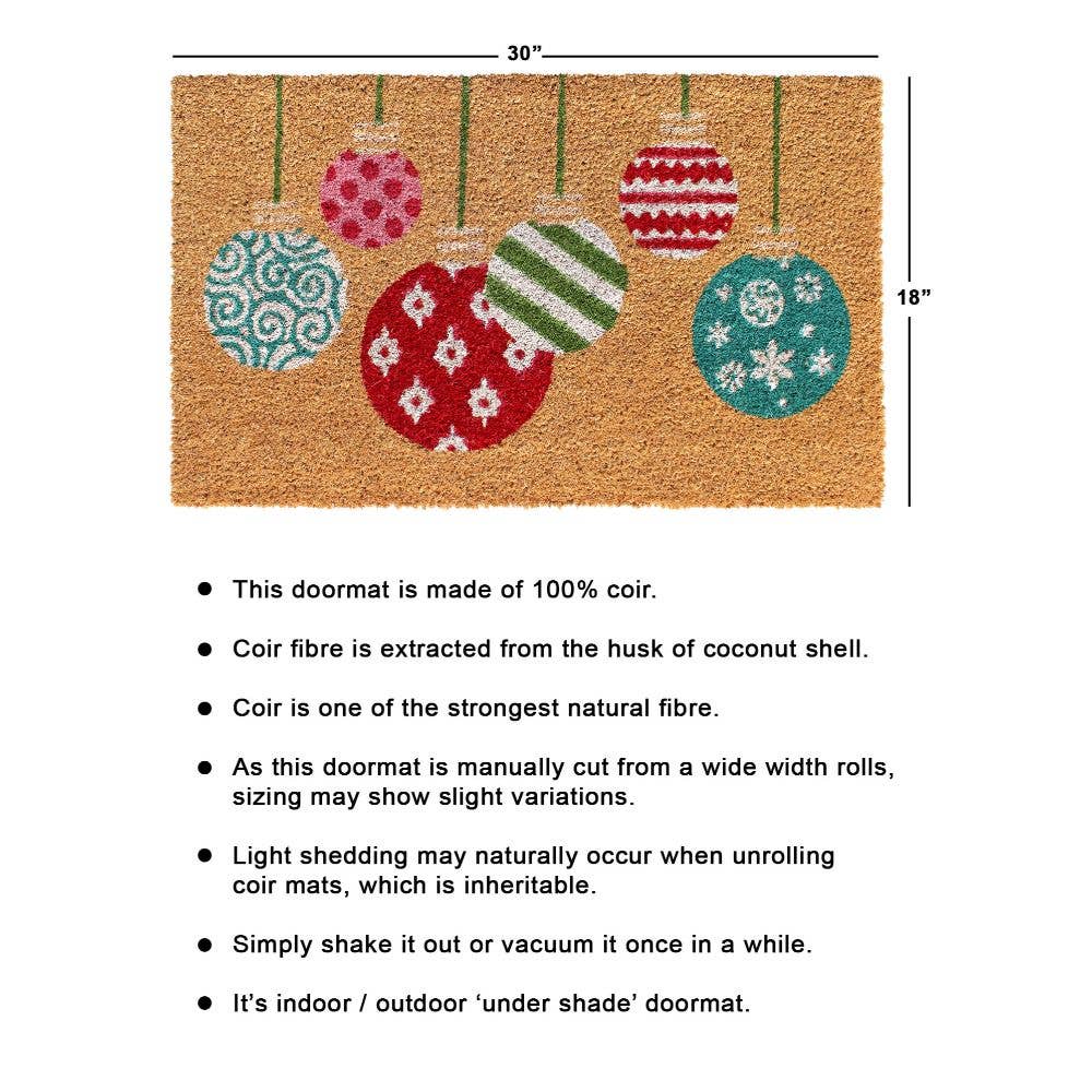 RugSmith Natural Machine Tufted Ornaments, 18" x 30"