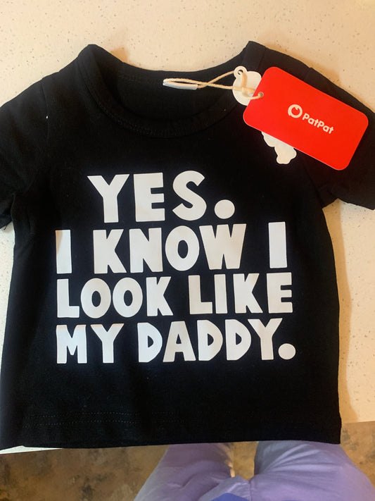 Yes. I know I look like my Daddy.