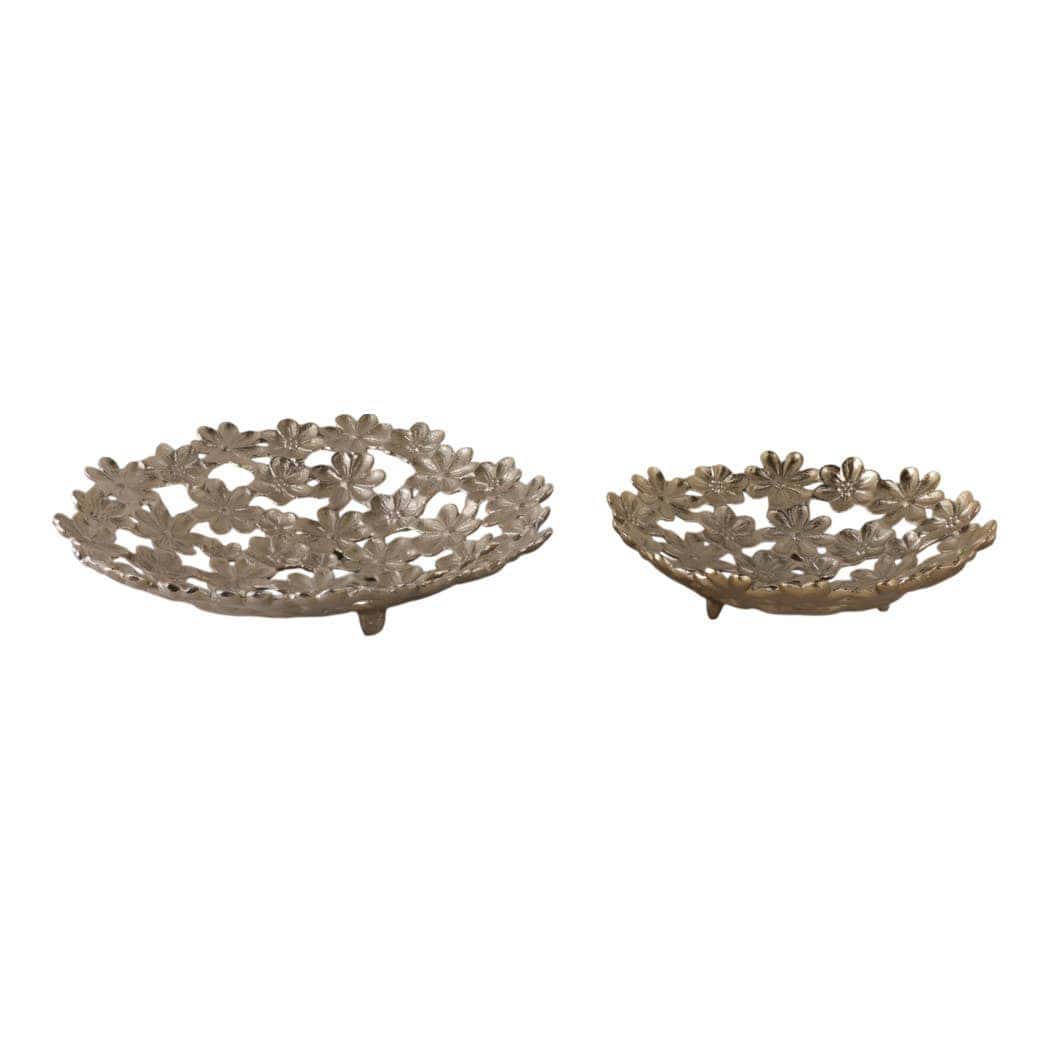 Gold Metal Cut-Out Flower 18 in.