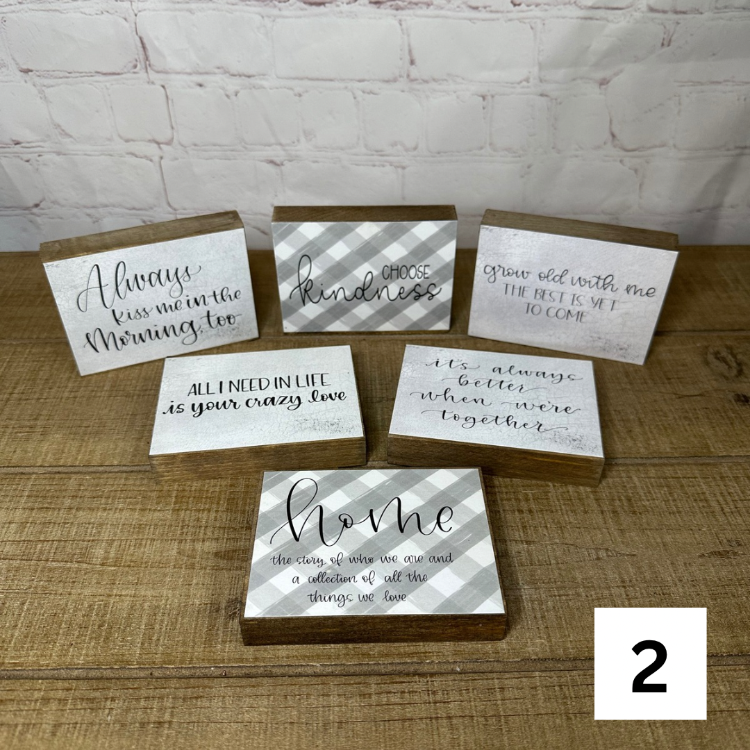Set of 6 Everyday Blocks 