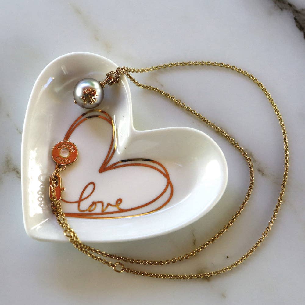 Heart Shaped Trinket Dish - Small