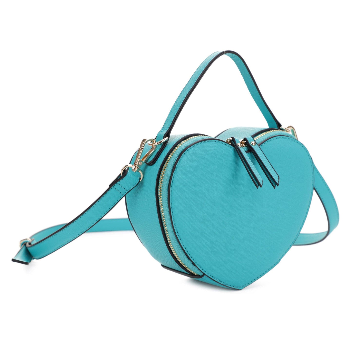 SM19671 Heart Shape Crossbody with Top Handle