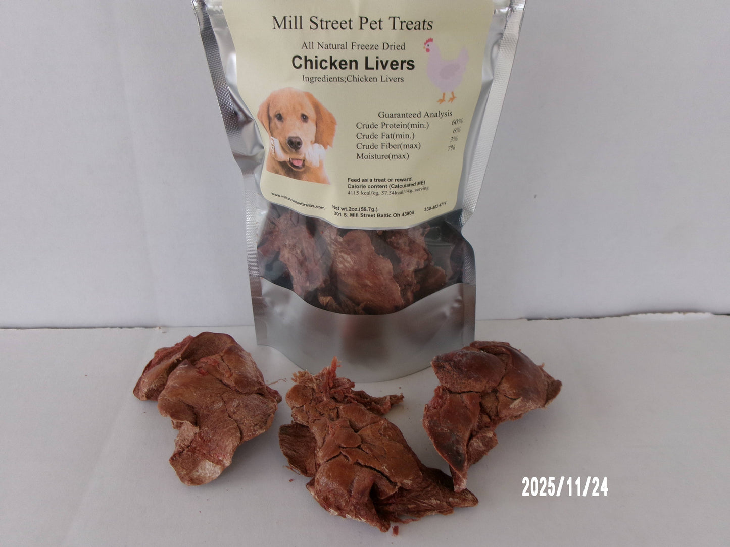 Chicken Livers Freeze Dried/2oz.
