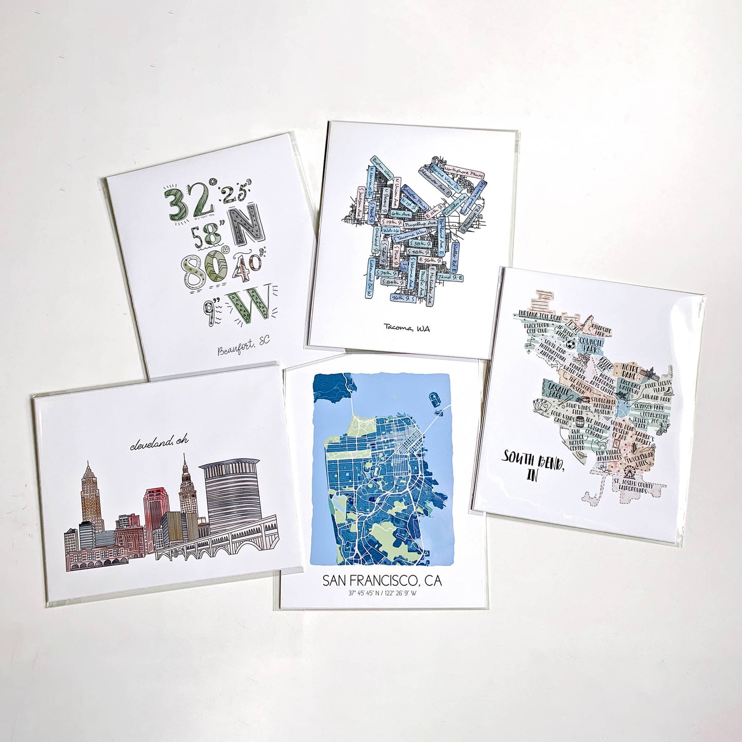 Street Map Print -