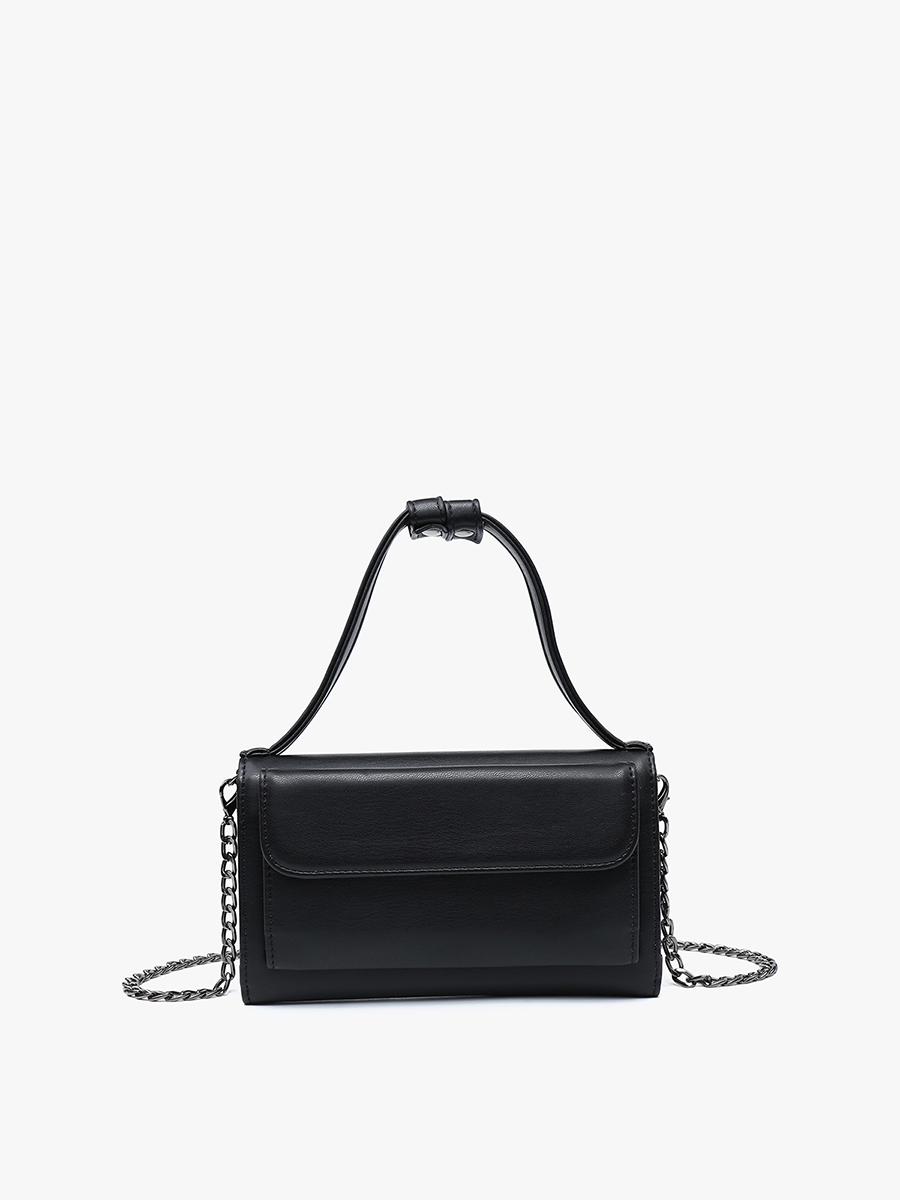 M2434 Honey Rectangular Crossbody w/ Chain