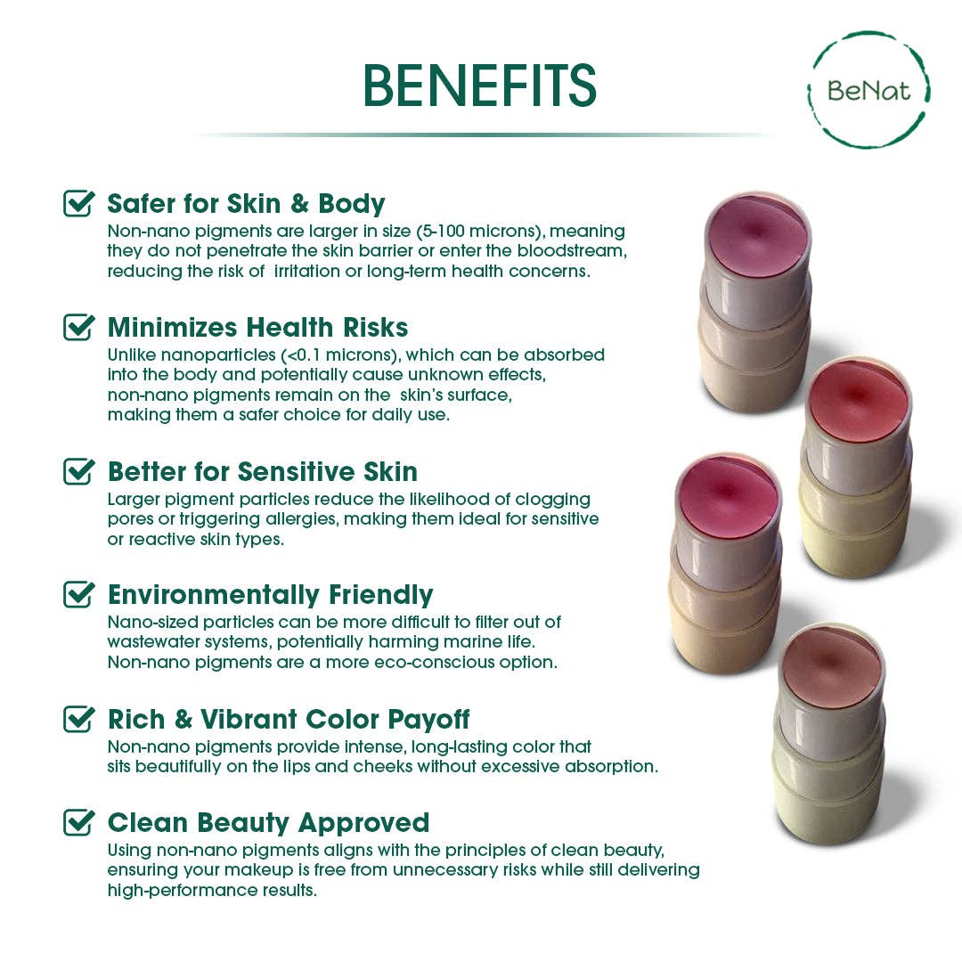 Lip & Cheek Balm. 2 in 1 Natural Bloom Lipstick.