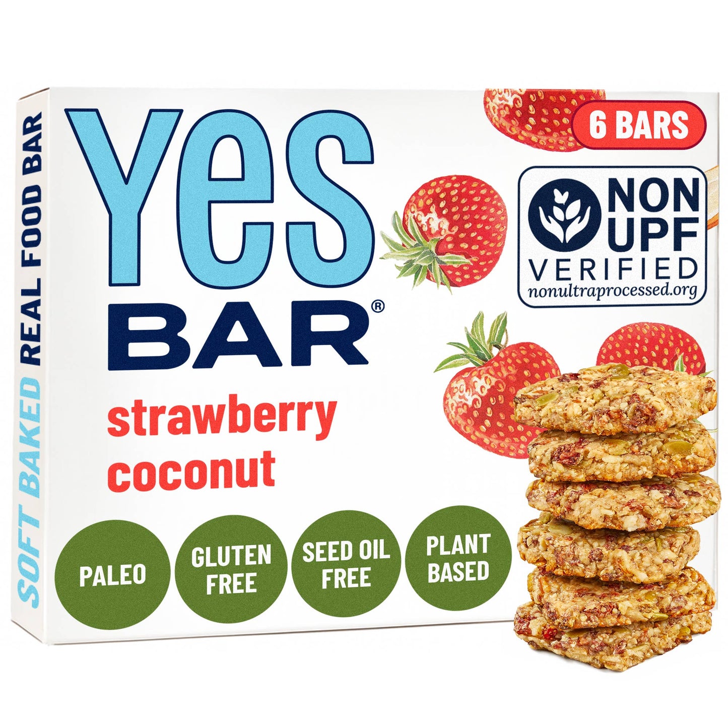 Strawberry Coconut - Premium Real Food Snack Bar