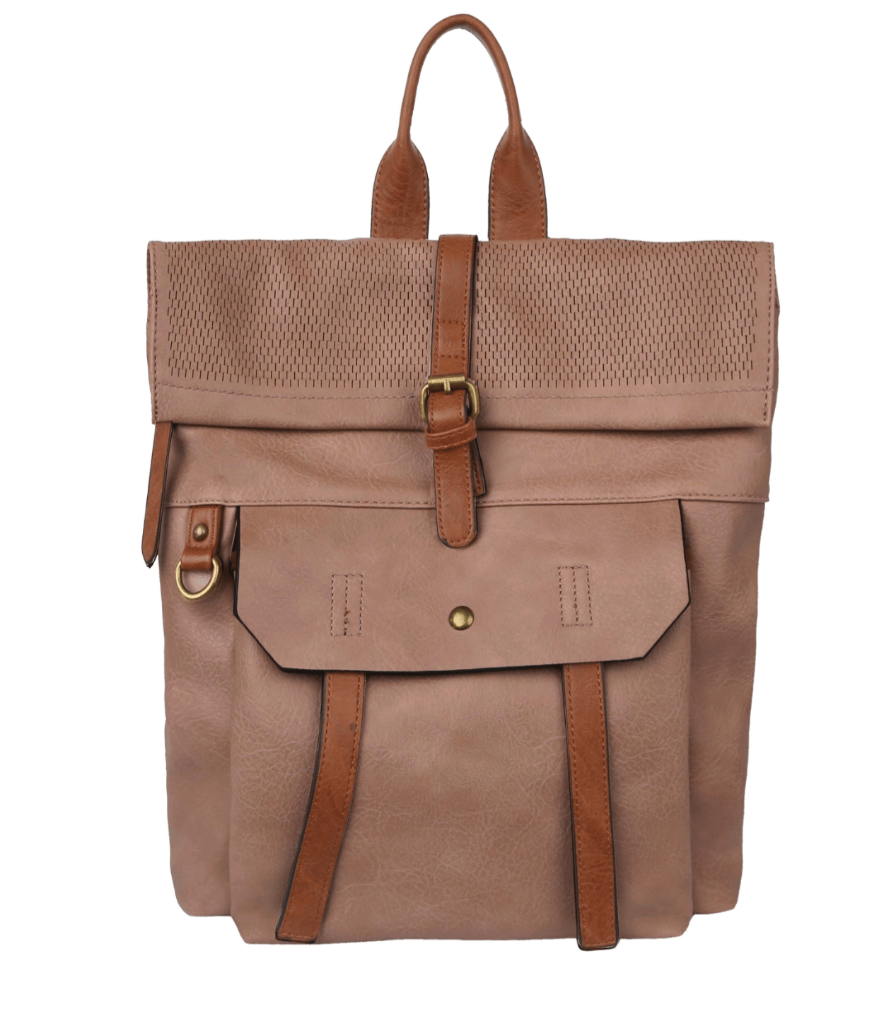 Backpack Purse Dk Blush