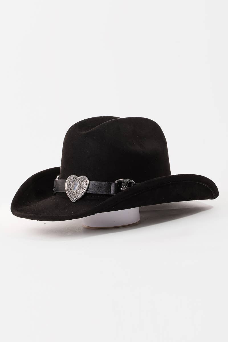 Heart Buckle Cowboy Hat