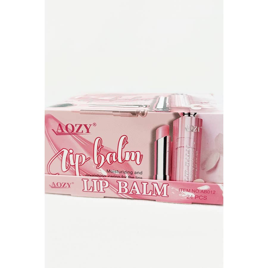 Pink Tone Case Lip Balm with Scents