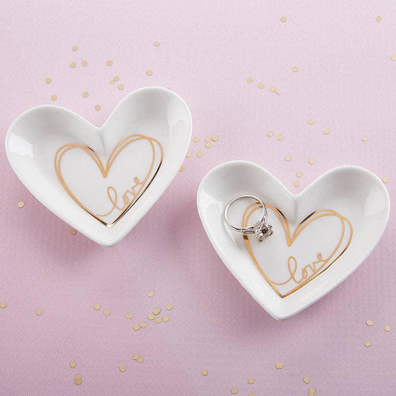 Heart Shaped Trinket Dish - Small