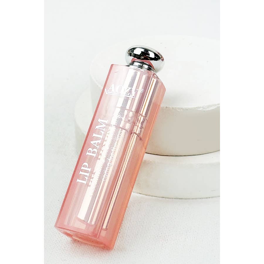 Pink Tone Case Lip Balm with Scents